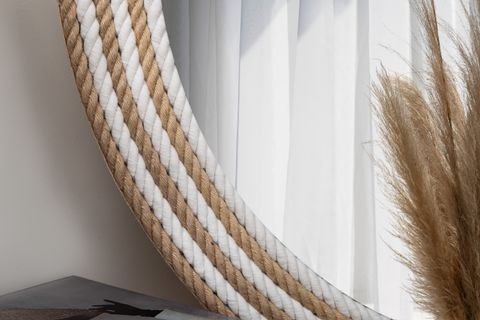 DFN WOOD VERA HALATLI AYNA, 70X70