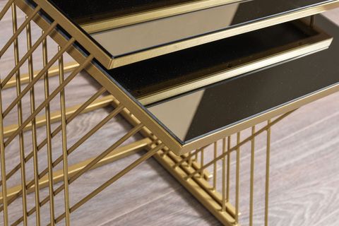 VİENNA ZİGON SEHPA, GOLD BRONZ