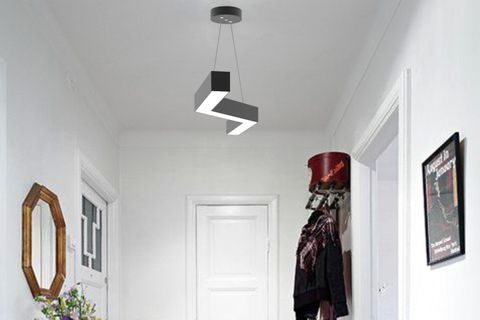 HEGZA LIGHTING GABBIANO LED AVİZE, SİYAH KASA SARI IŞIK