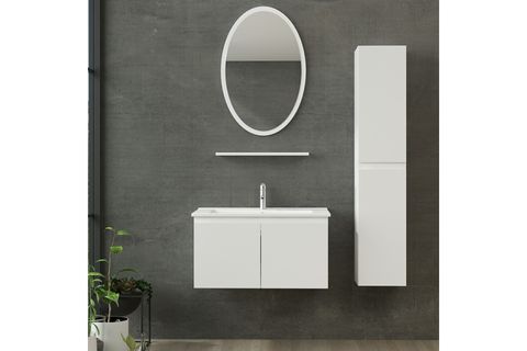 NİKA BANYO DOLABI 85CM AS2K 1EA1R ETJ BOY BEYAZ