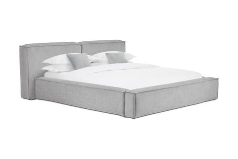 LENA BAZA BAŞLIK SETİ, GRİ, 160X200 CM