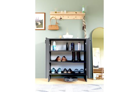 KABİ İKİ KAPAKLI ÇOK AMAÇLI DOLAP, ANTRASİT