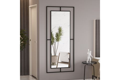 OPHELİA METAL ÇERÇEVELİ AYNA, SİYAH