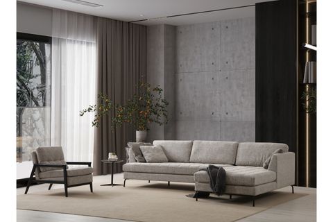 FERRO KÖŞE KOLTUK, SAĞ, SHOWROOMDAN KUMAŞ DEĞİŞİMLİ