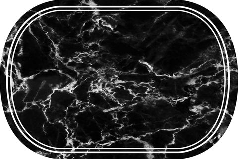 DİJİTAL BASKI, KAYMAZ TABAN İKİLİ BANYO PASPASI 100X60 + 60X50 CM  RVG5-HT795