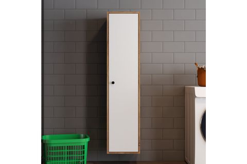 MİLA BANYO KİLERİ ÇOK AMAÇLI DOLAP, CEVİZ BEYAZ