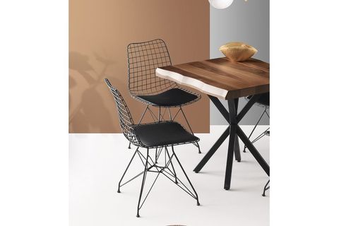 KEOPS MASA VE TEL SANDALYE TAKIMI, 90X90
