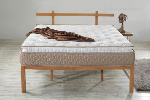 ULTRA ORTOPEDİK AQUA PEDLİ PAKET YAYLI PELUŞ TAVŞAN TÜYÜ KUMAŞ YATAK, 90X190