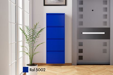 LİNEA METAL AYAKKABILIK, LACİVERT, 4 KAPAKLI