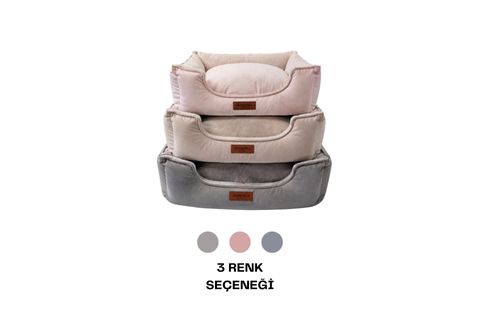 DREAMY NEST BED, A.PEMBE KREM, XL BEDEN, 75X95X22 CM
