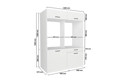 LİPA ÇAMAŞIR VE KURUTMA MAKİNESİ BANYO DOLABI, KİRLİ SEPETLİ, BEYAZ