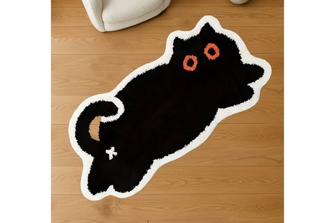 BLACK CAT BASKILI DOKUMA TABAN HALI, 214 YNG, 80X160  CM
