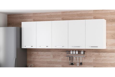 MİNAR 225 CM MUTFAK DOLABI BEYAZ 225-B2-ÜST MODÜL