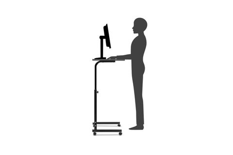 YÜKSEKLİK AYARLI ÇALIŞMA MASASI, ANTRASİT