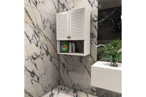 YILDIZ ELEGANCE LUXE BANYO ÇAMAŞIR MAKİNESİ ÜST DOLABI