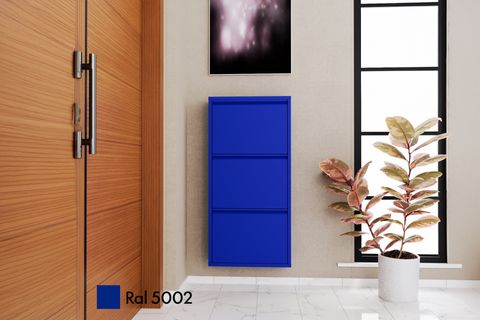 LİNEA METAL AYAKKABILIK, LACİVERT, 3 KAPAKLI