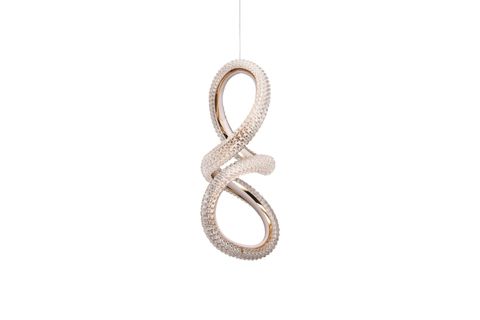 ÖZDE LED AVİZE, GOLD, 30 CM