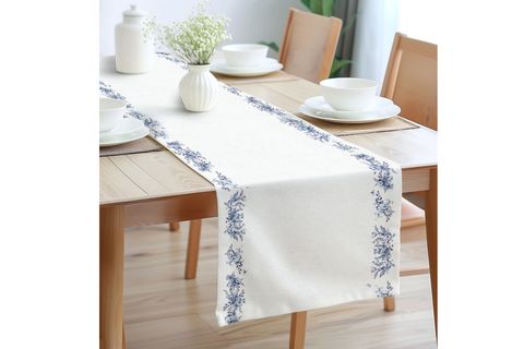 MAVİ DÜŞLER PAMUKLU MASA RUNNER, 0048 50X150 CM