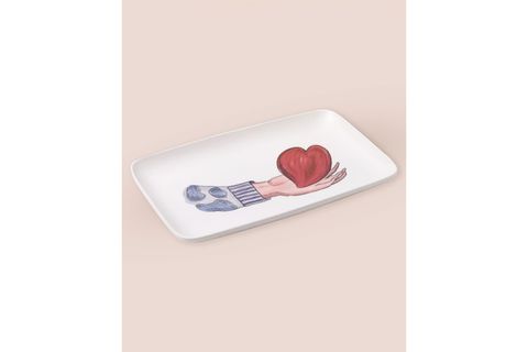 THE MİA LUV DİKDÖRTGEN SERVİS TABAĞI 31X20 CM