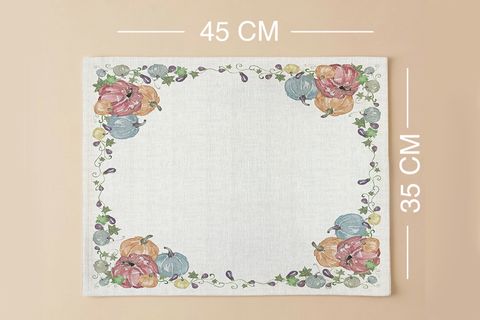 RENKLİ BALKABAĞI PAMUKLU ALTI ADET AMERİKAN SERVİSİ