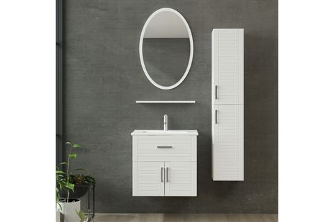 VERA BANYO DOLABI AS2K1Ç130, BEYAZ, 65CM