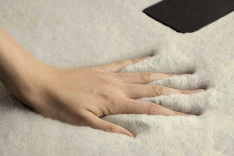 TAPPETO REX TAVŞANI DEKORATİF YUVARLAK POST HALI, 22 MM, GRİ 80X80