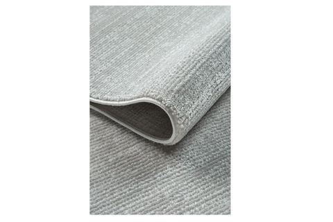 BAMBU DOKULU MODERN SIK DOKUMA MAKİNE HALISI, GRİ, 80X200, 607