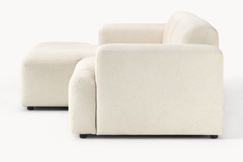 ELSA KETEN MİNİ KÖŞE KOLTUK, SOL KÖŞE, KIRIK BEYAZ