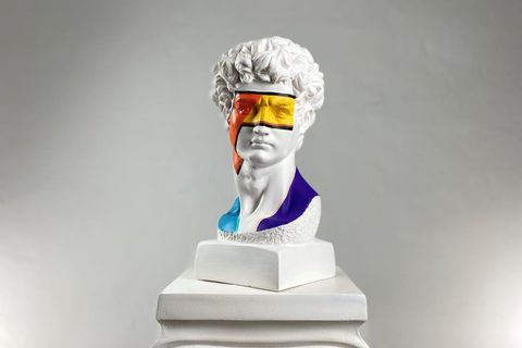 DAVID ROCK N ROLL POP ART DEKORATİF ROMA YUNAN HEYKELLERİ
