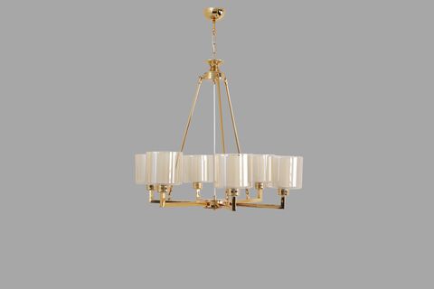 NAPOLİ ALTILI AVİZE, GOLD BAL CAMLI