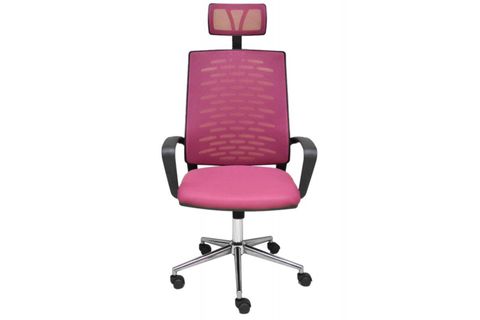AHSEN FİLELİ OFİS SANDALYESİ, PEMBE