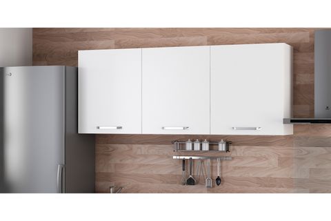 MİNAR 180 CM MUTFAK DOLABI BEYAZ 180-B1-ÜST MODÜL