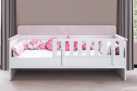 FLORA MONTESSORİ KARYOLA, PEMBE, 90X190