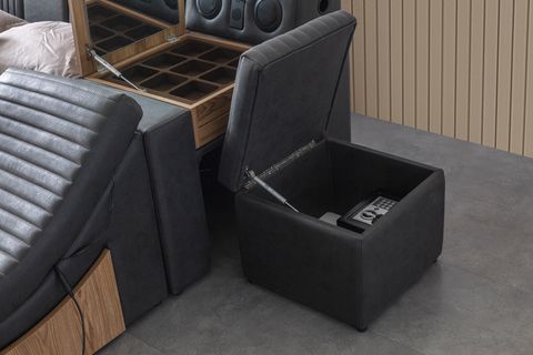 BARCELONA MASAJLI AKILLI KARYOLA, ANTRASİT