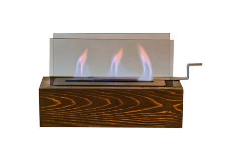 MİNİ TİVOLYO BİOETHANOL DEKORATİF MASAÜSTÜ  ŞÖMİNE, KAHVERENGİ
