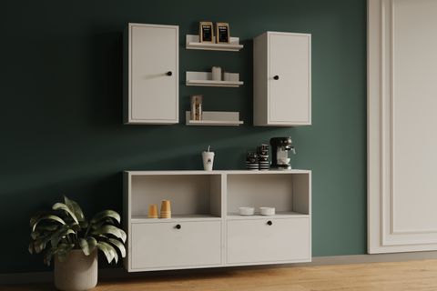 BK ÇOK AMAÇLI DOLAP, 2 DÜŞER KAPAKLI, MST