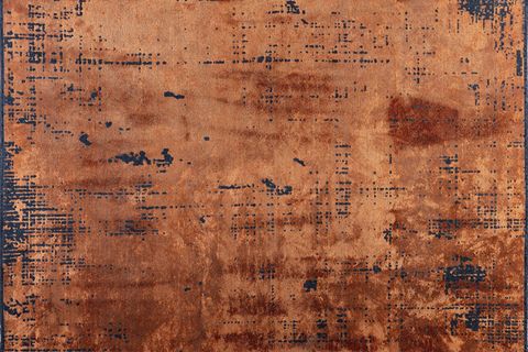 GÜMÜŞSUYU BAKIR MODERN ÇİZGİSEL VİNTAGE ESKİTME RETRO HALI KİLİM 200X290