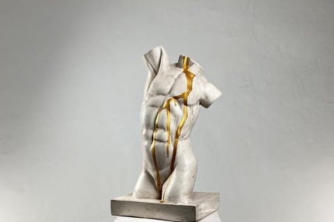 TORS GOLD RAIN POP ART DEKORATİF ROMA YUNAN HEYKELLERİ