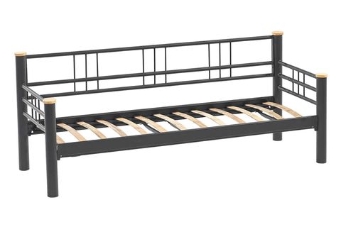 KAPPİS METAL SOFA SEDİR ÜÇLÜ KOLTUK, FÜME, 70X200