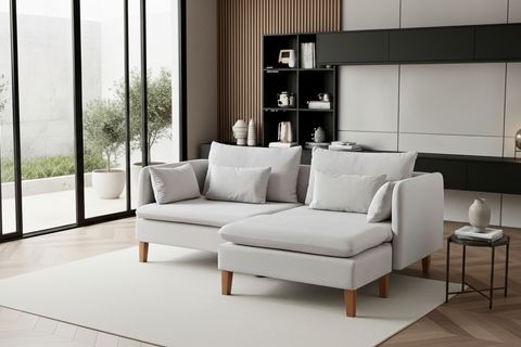 BUDAPEST MODÜLER MİNİ KÖŞE KOLTUK, KREM