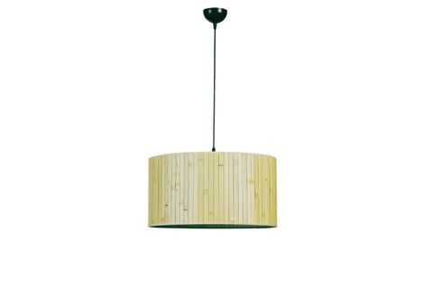BAMBU 08 ABAJURLU TEKLİ SARKIT AVİZE