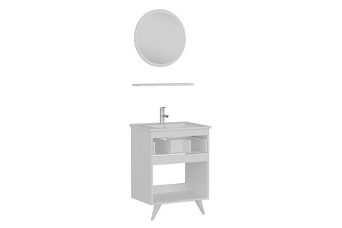 SANYA BANYO DOLABI 65CM AY2K1Ç 1YA1R ETJ BEYAZ