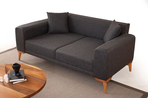 BABİL İKİLİ KANEPE, ANTRASİT