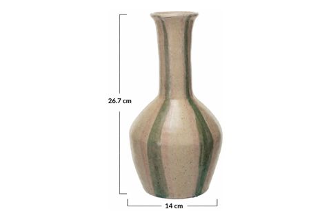 HAND PAİNTED TERRACOTTA VAZO, 1