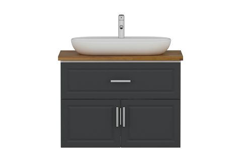 SANYA BANYO ALT DOLABI, ANTRASİT, 85 CM