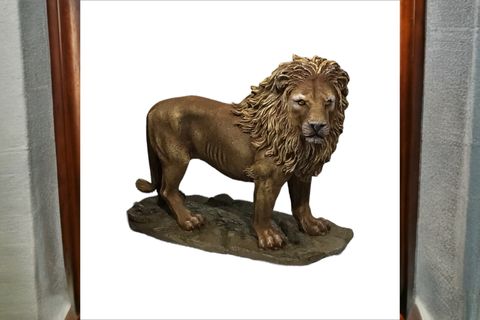 ASLAN HEYKELİ DEKORATİF OBJE