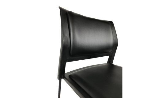 GOLDSİT MARS SANDALYE 62 B BEŞLİ SET, SİYAH DERİ