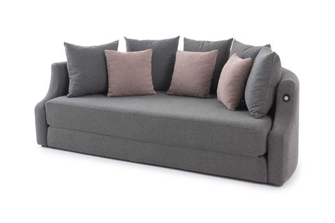 LETTO VİP AKILLI YATAKLI ÜÇLÜ KANEPE, ANTRASİT