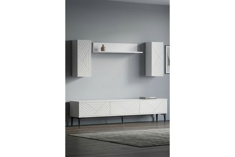 FERRO TV ÜNİTESİ, BEYAZ, 180 CM, TVR1802B