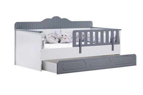 FLOWER YAVRULU MONTESSORİ KARYOLA, GRİ